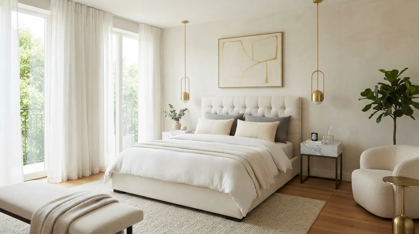 luxury bedroom decor ideas Elegant Pendant Lighting