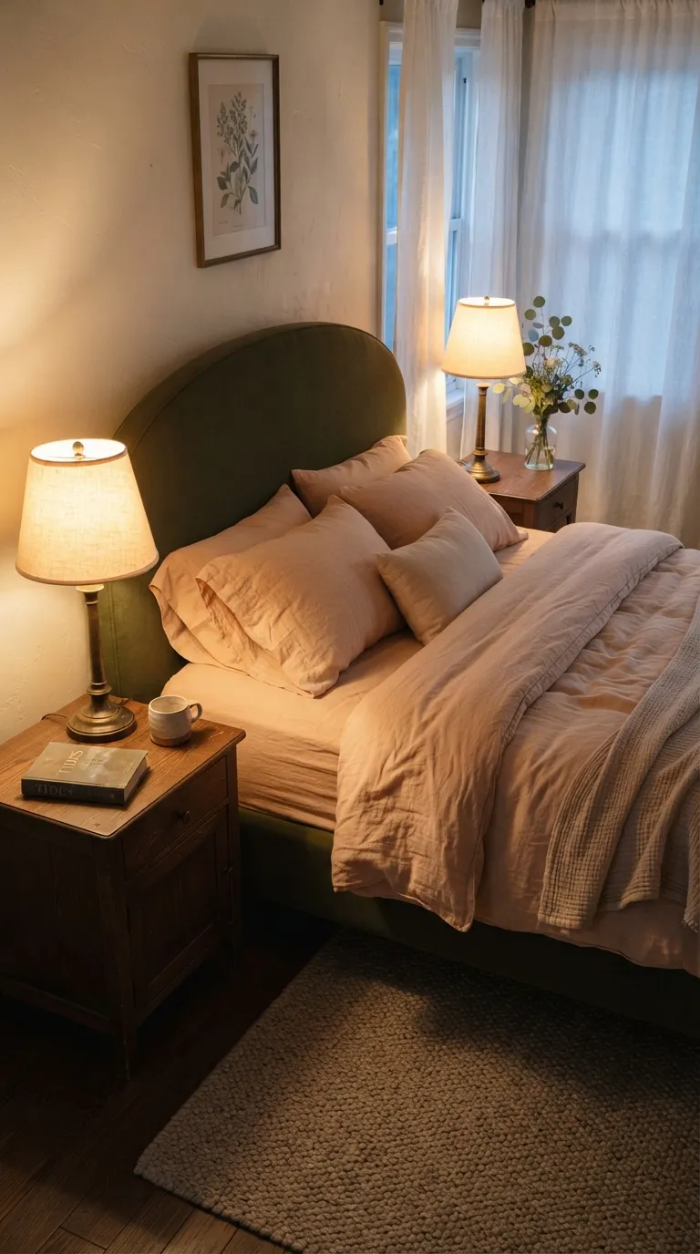 luxury bedroom decor ideas for couples Add Warm Lighting on Both Sides