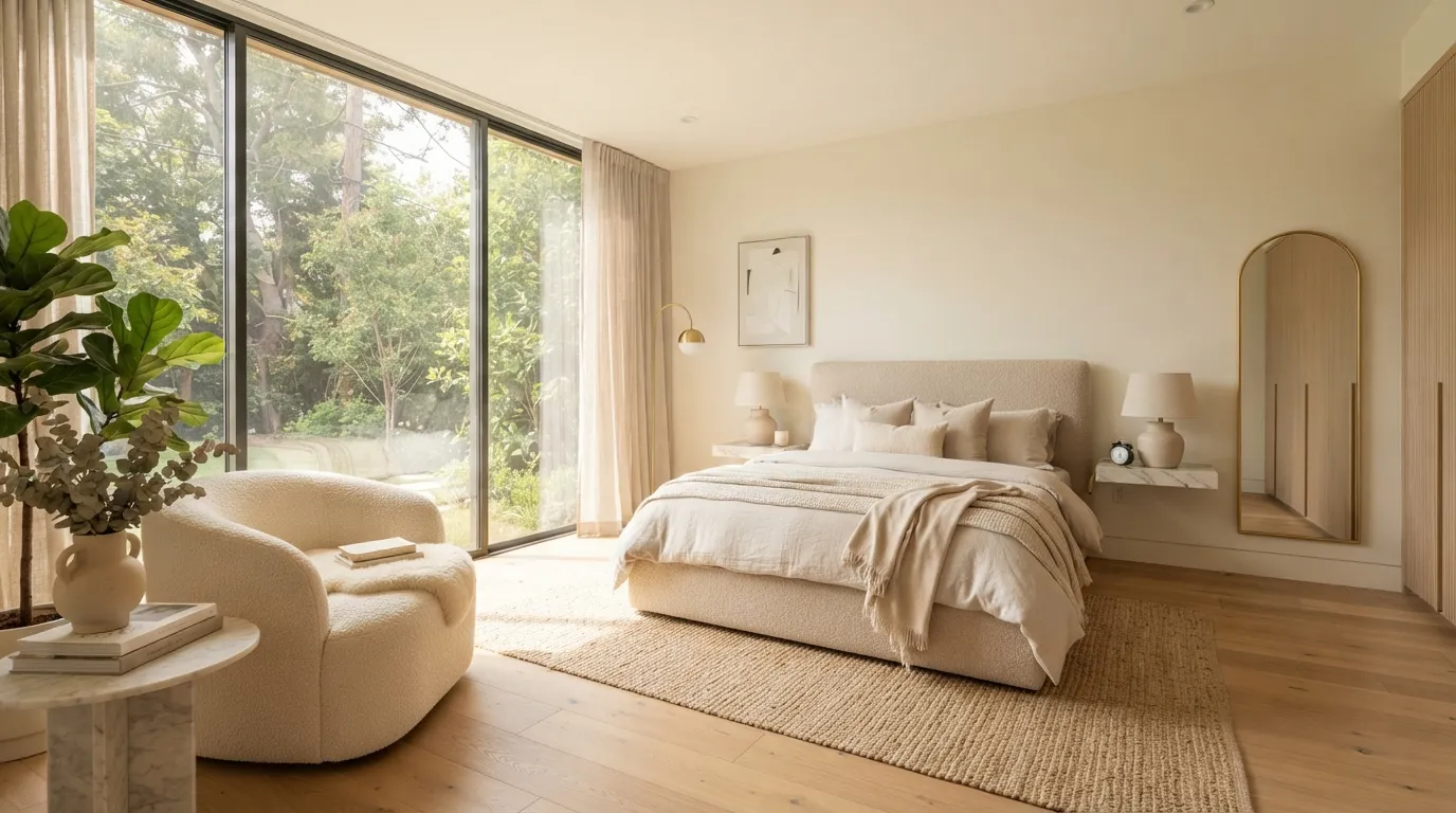 luxury bedroom decor ideas Sculptural Accent Chair