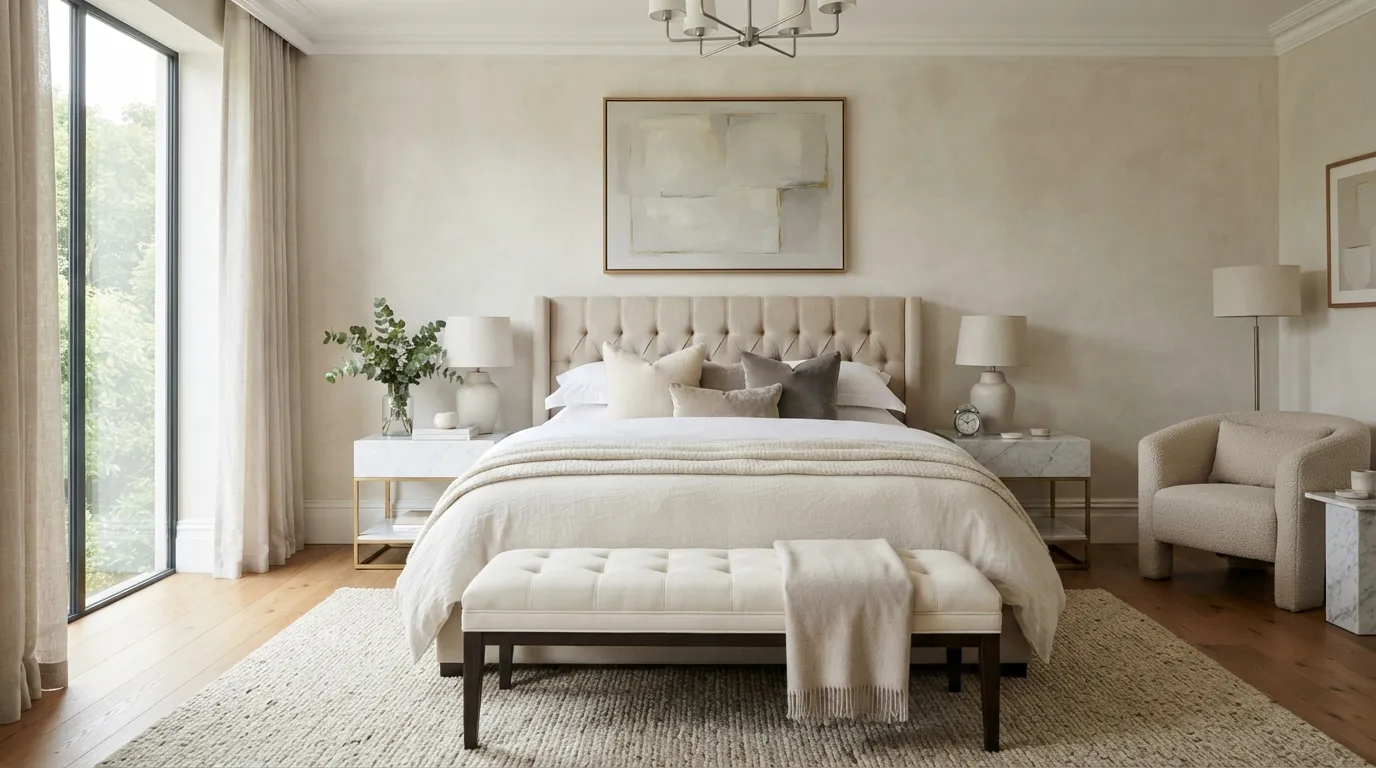 luxury bedroom decor ideas Soft Accent Bench