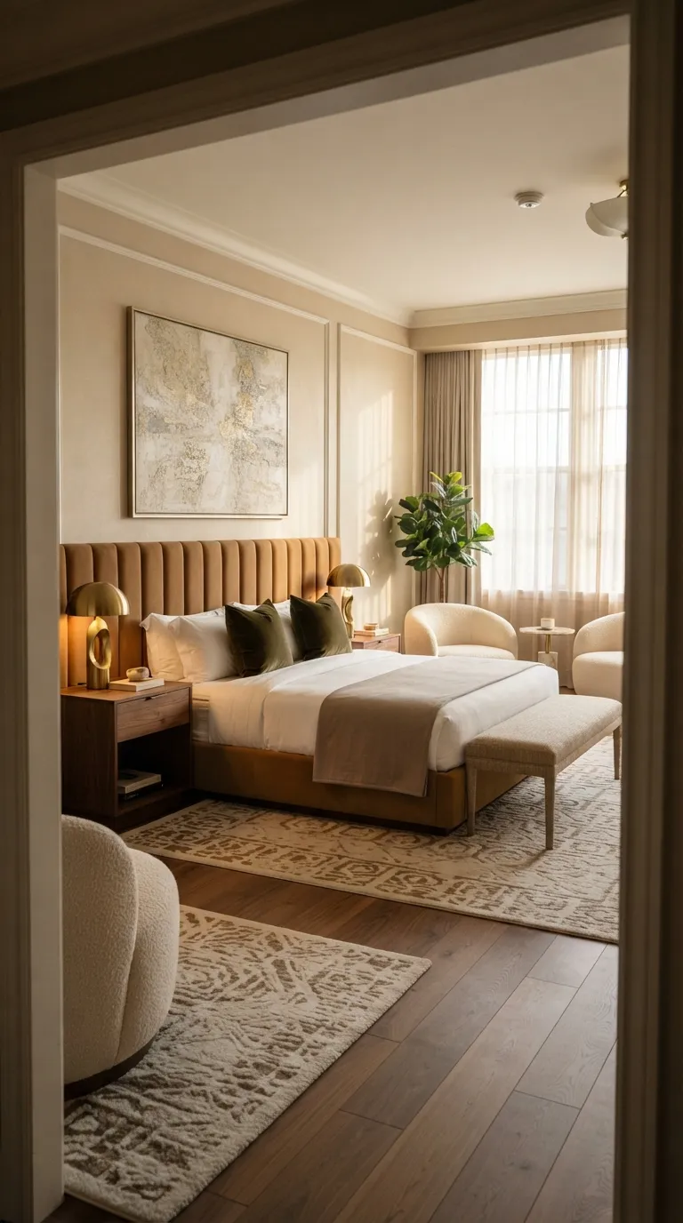 luxury bedroom ideas with a cozy aesthetic Create a Boutique Hotel Bedroom at Home