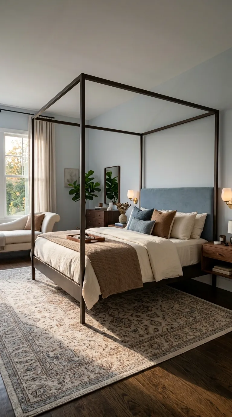 luxury master bedroom decor ideas Use a Canopy Bed for Drama