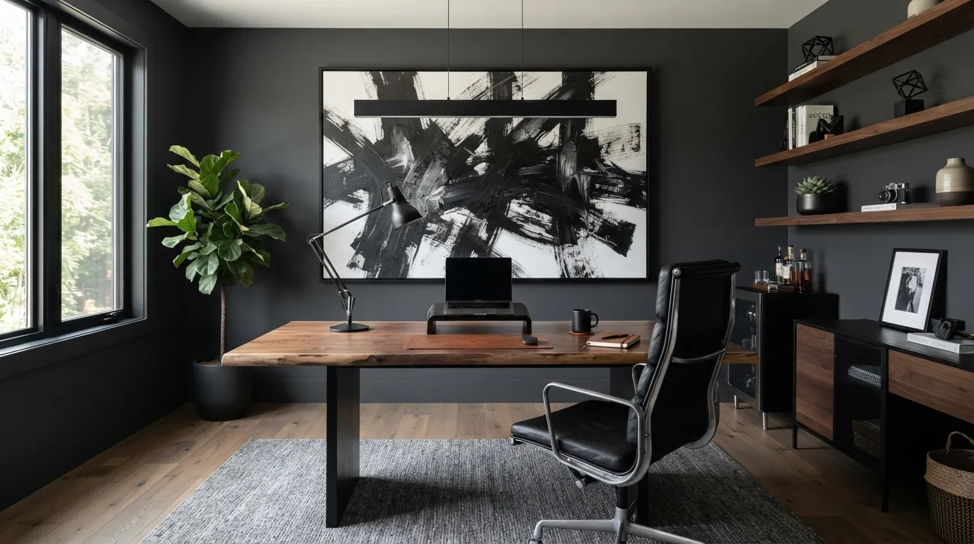 masculine home office ideas Statement Wall Art