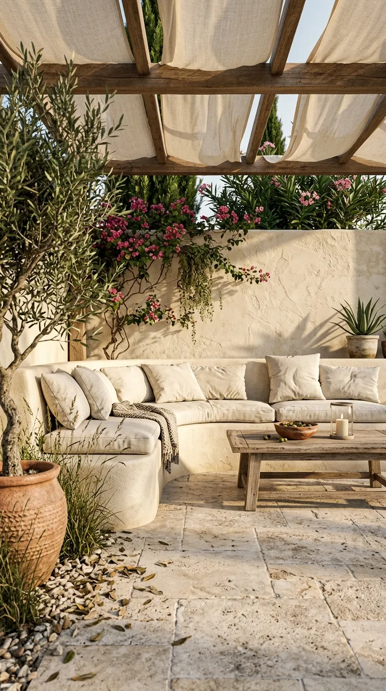 mediterranean homes Desert Inspired Patio