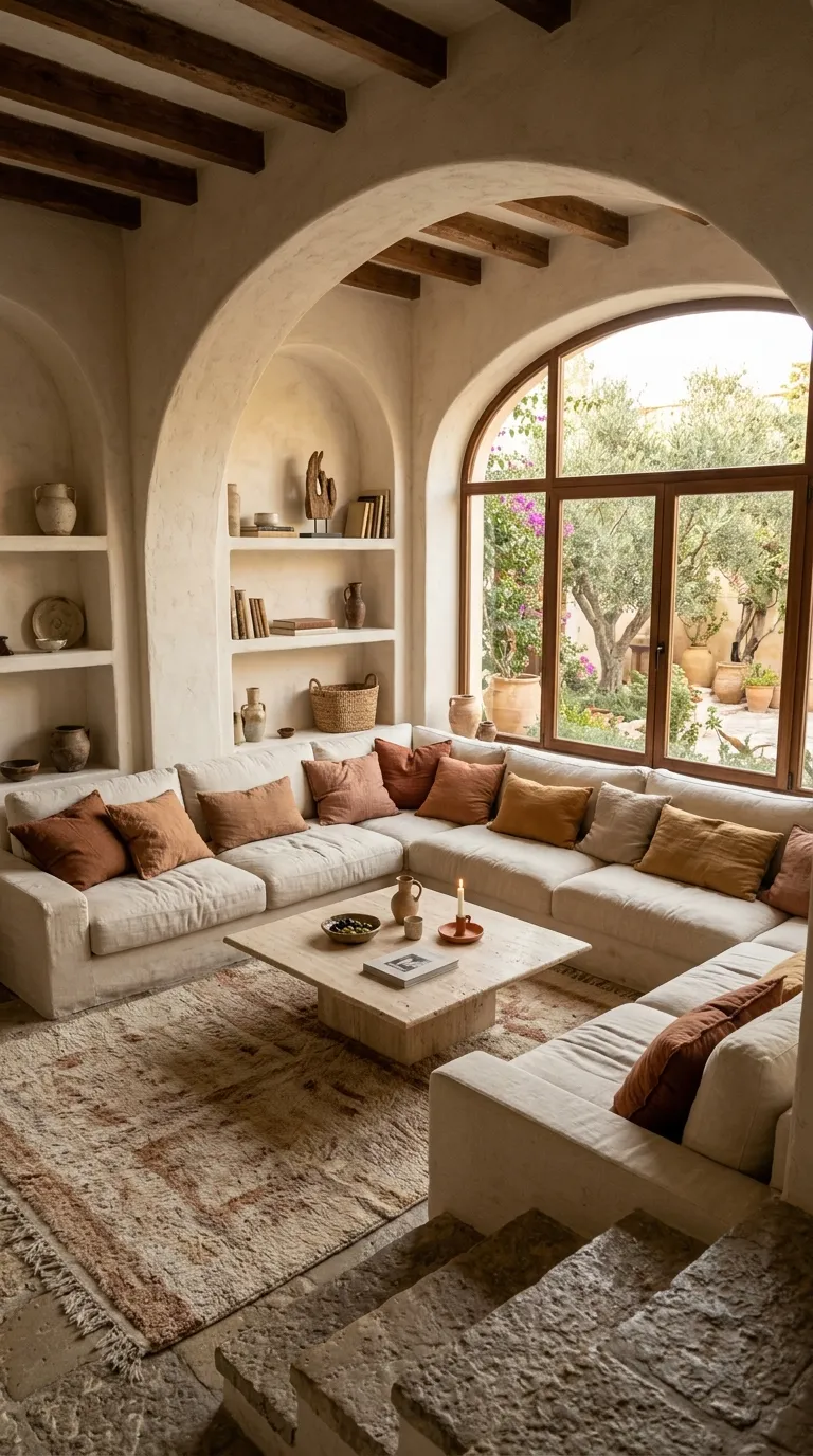 mediterranean homes Sunken Conversation Room