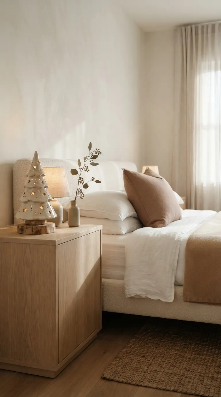 minimalist christmas decor ideas Sculptural Ceramic Tree