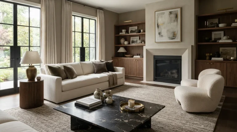 modern classic living room