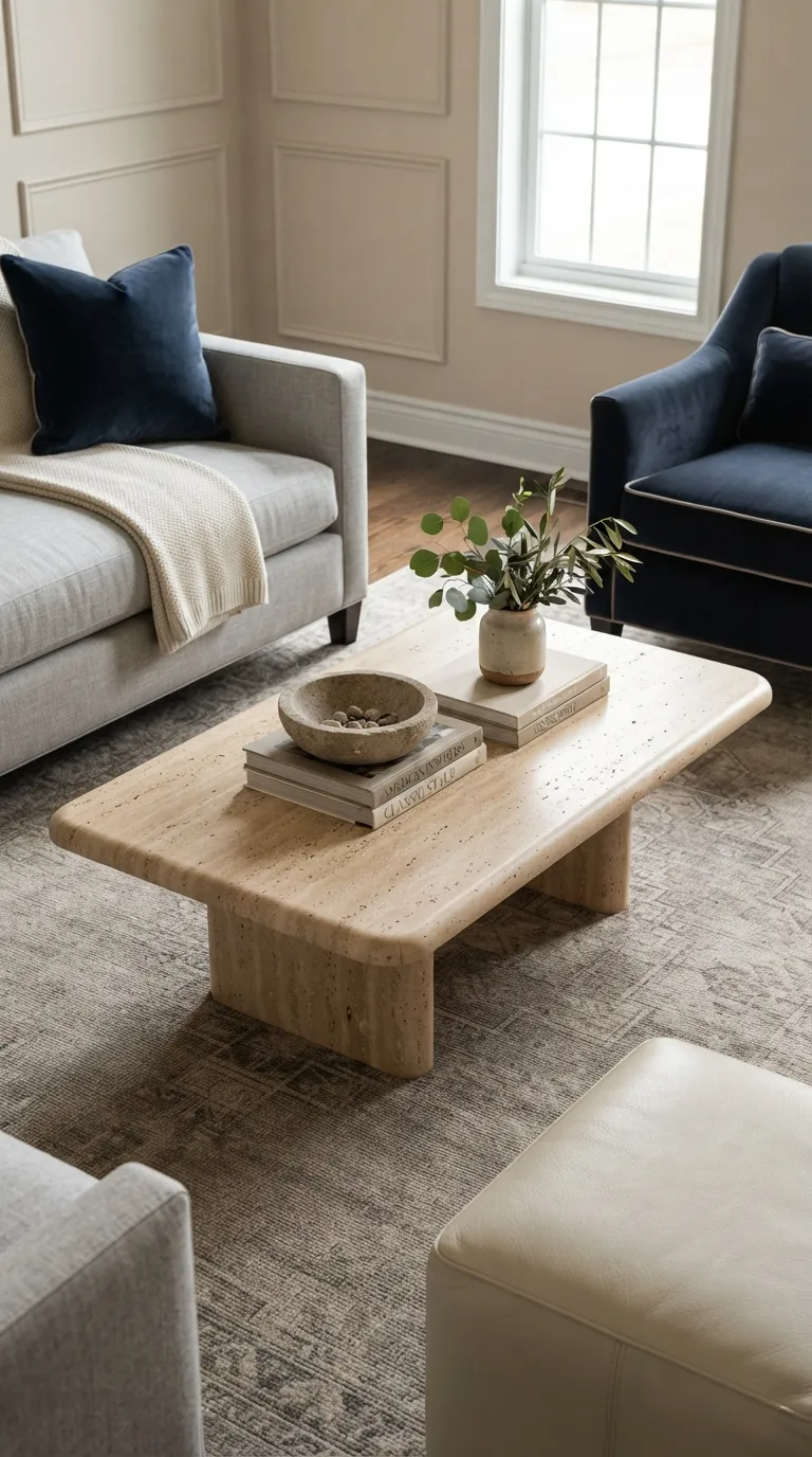 modern classic living room Curated Coffee Table