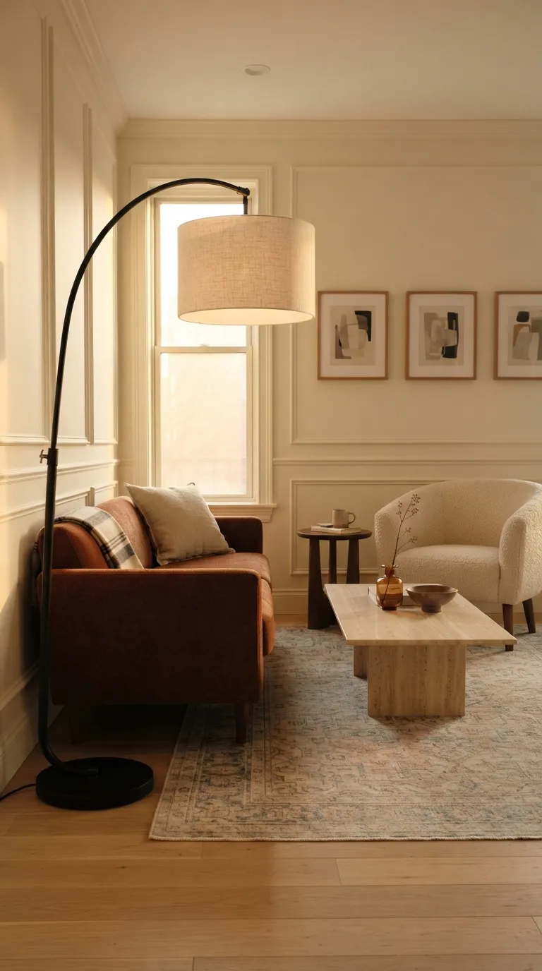 modern classic living room Sculptural Floor Lamp