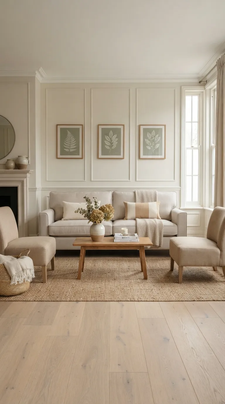 modern classic living room Tailored Linen Seating