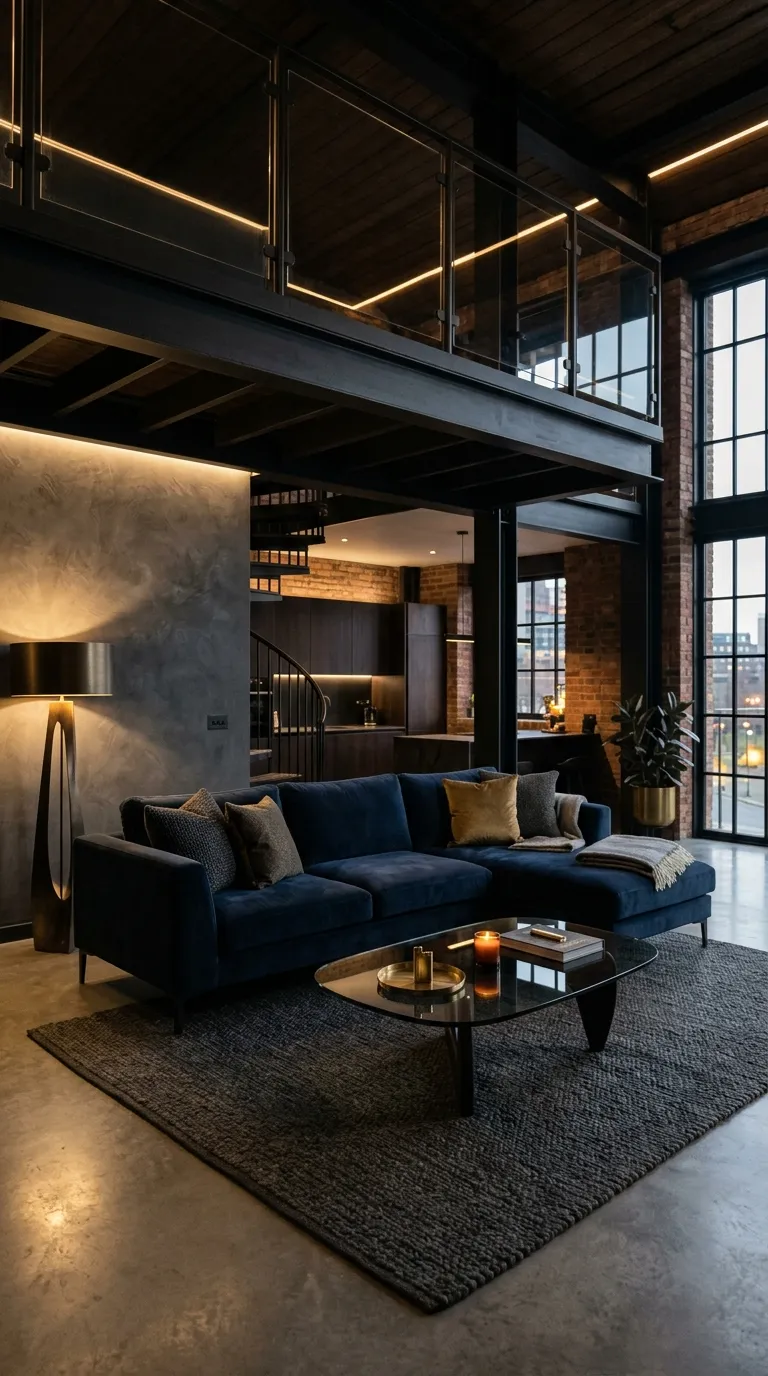 modern garage loft Moody Loft Lounge