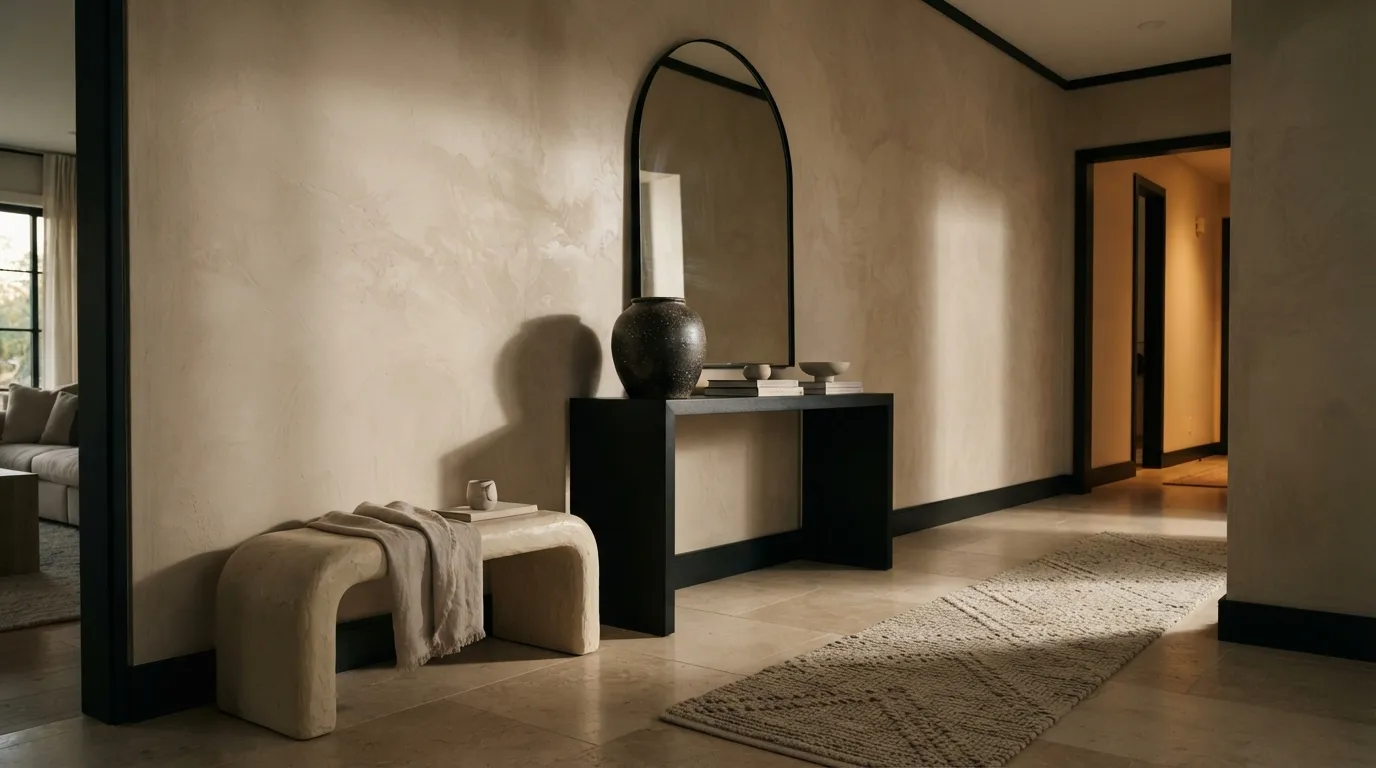 modern home color palette ideas Black and Warm Beige