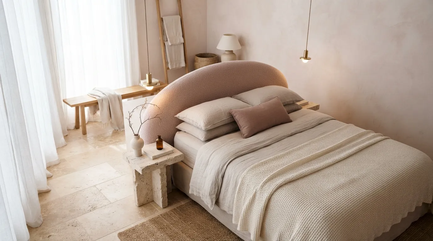 modern home color palette ideas Blush and Stone
