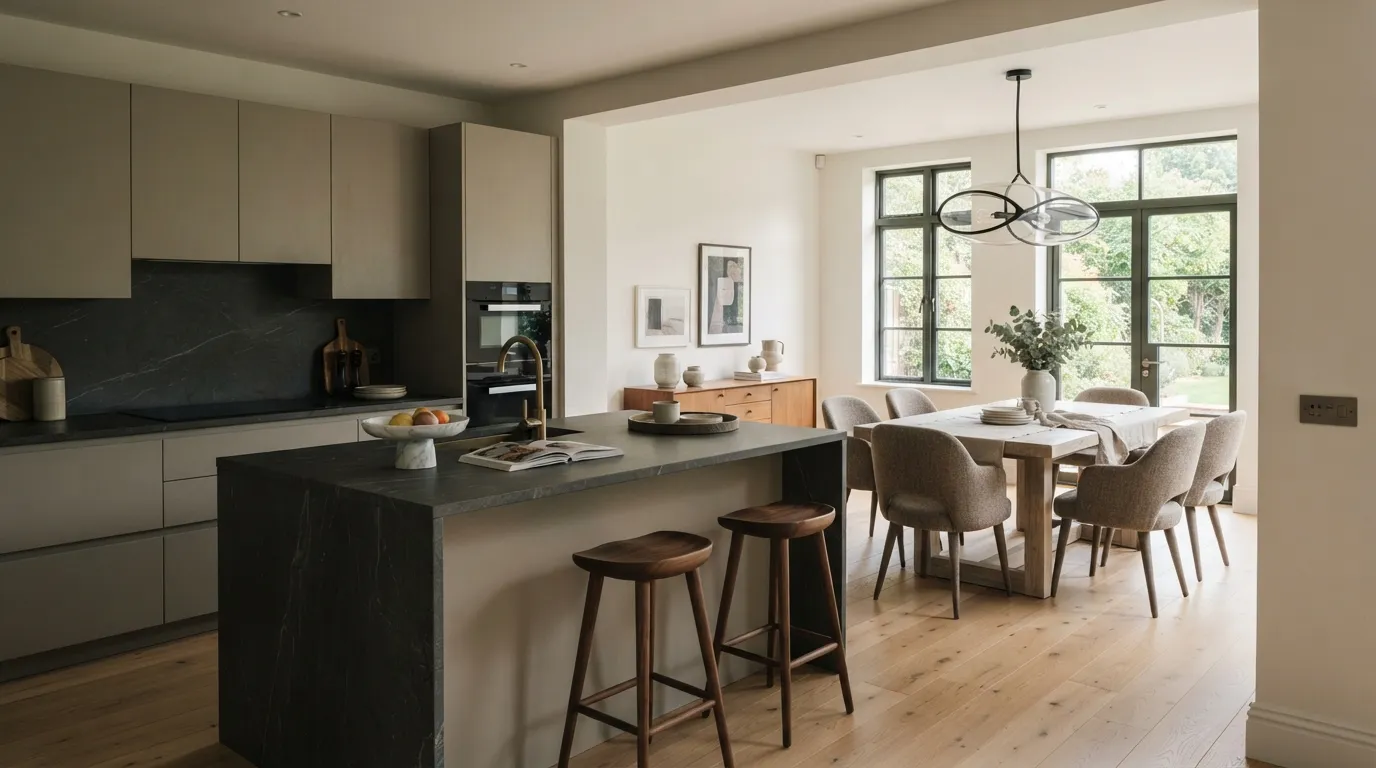 modern home color palette ideas Greige and Charcoal