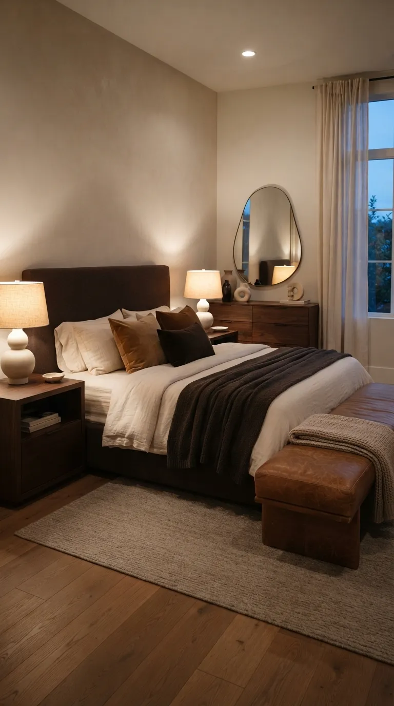 modern luxury bedroom decor ideas Introduce Rich Chocolate Brown