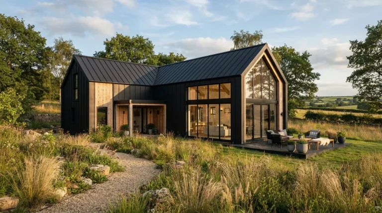 modern minimalist barn house