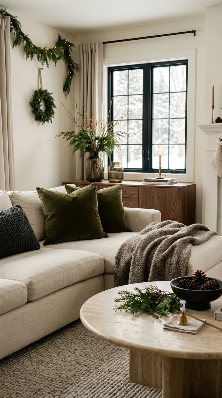 moody christmas decor Layered Winter Textures