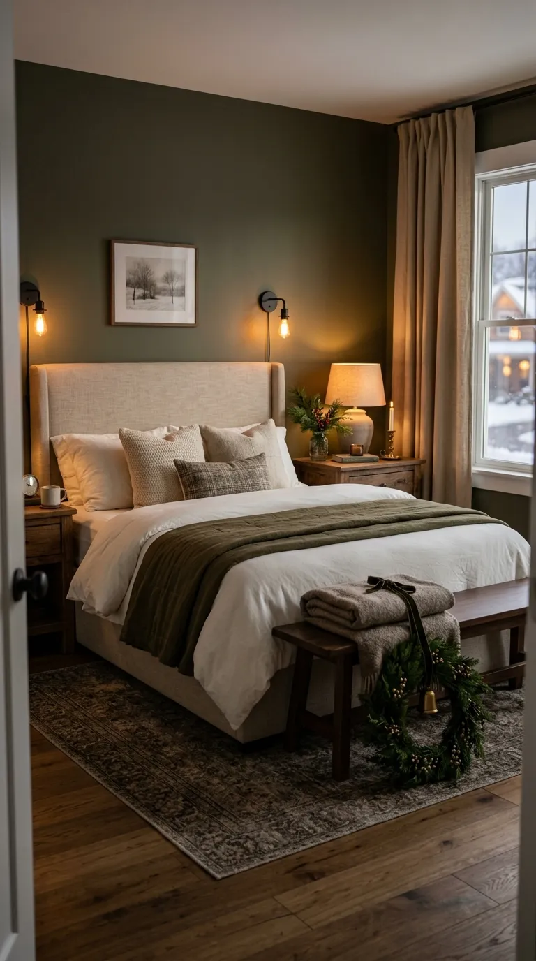 moody christmas decor Moody Christmas Bedroom