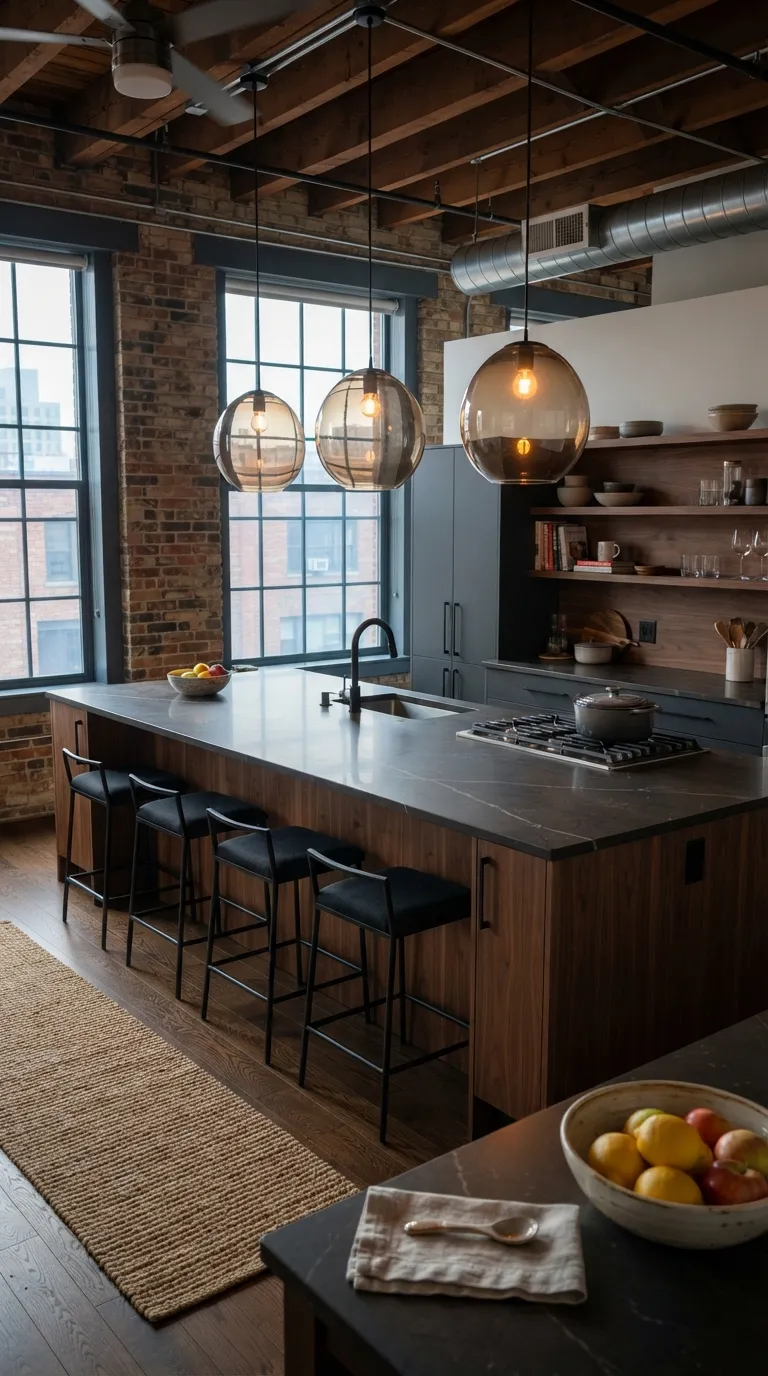moody loft designs Warm Pendant Lighting
