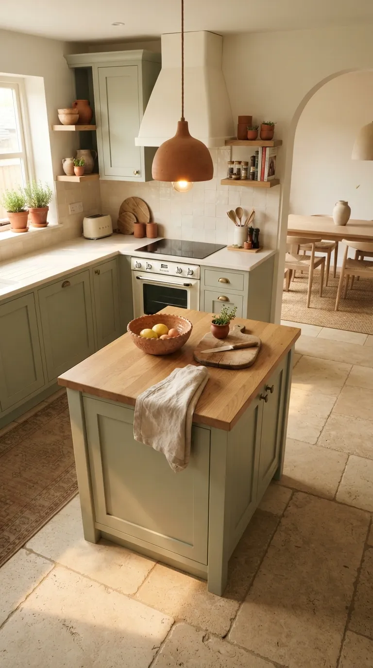 sage green kitchen color ideas Sage Green with Terracotta