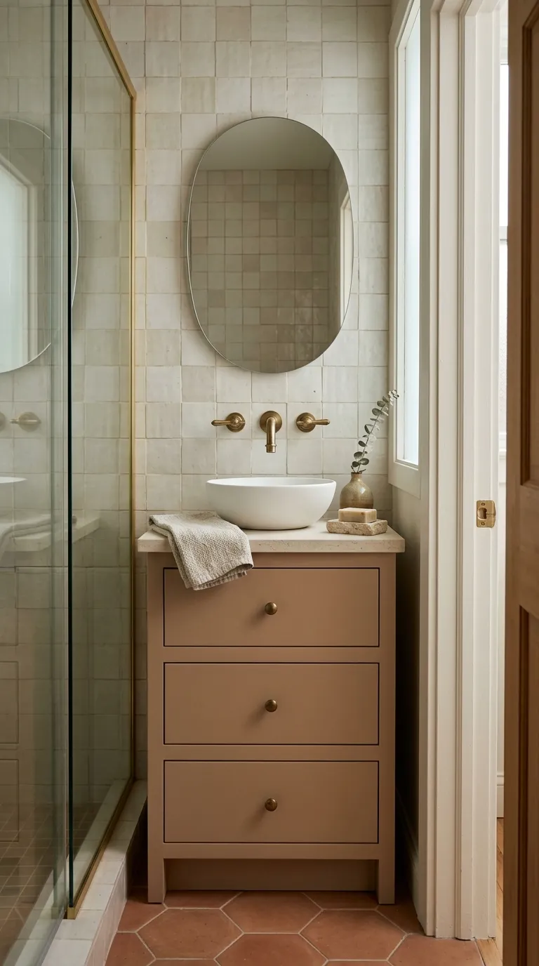 small bathroom vanity ideas Choose a Slim Single-Sink Vanity