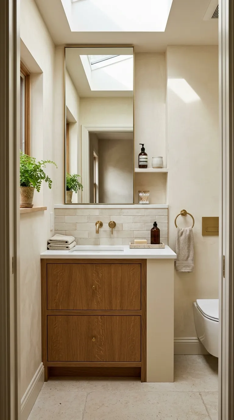 small bathroom vanity ideas Finish With a Custom Small Vanity
