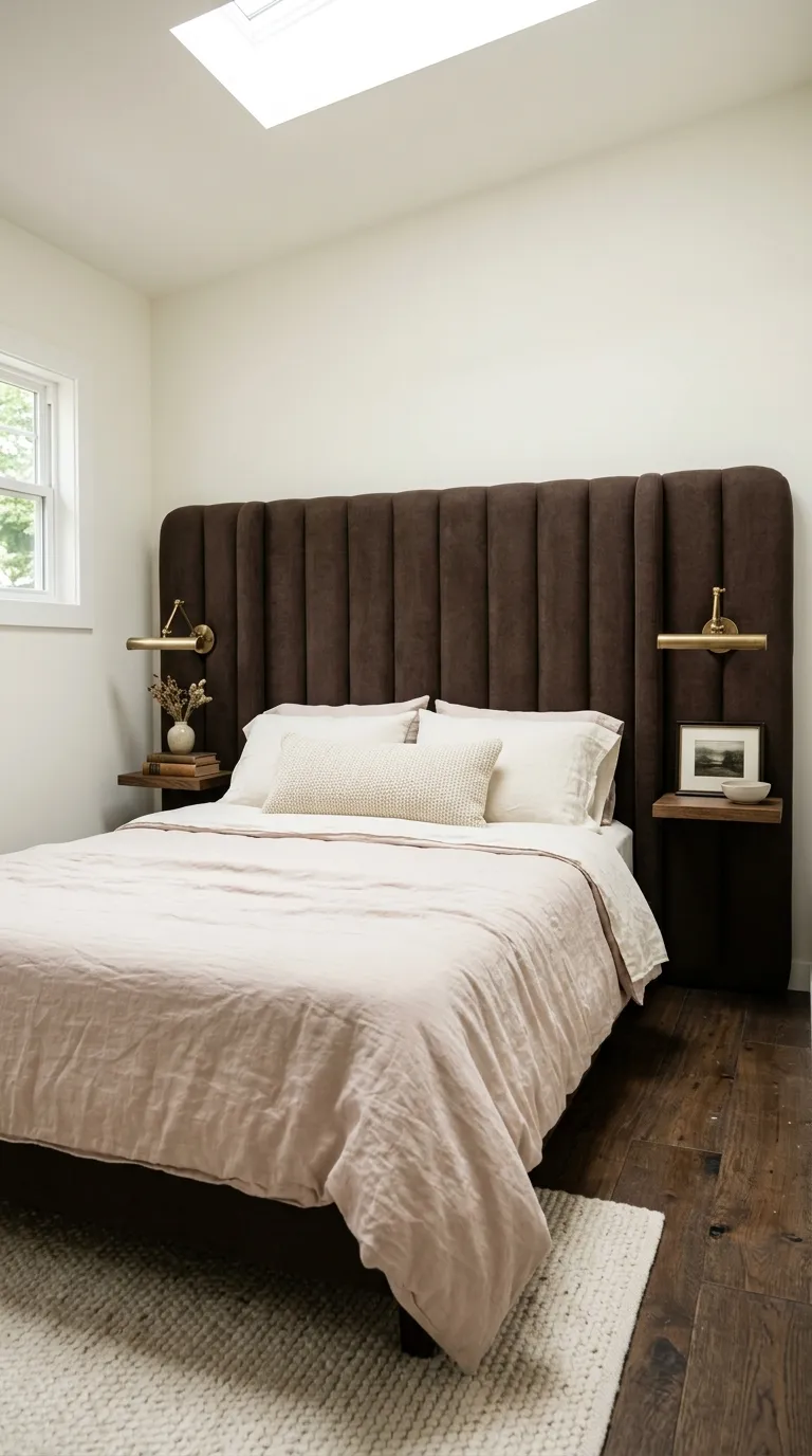 small luxury bedroom decor ideas Choose a Statement Headboard