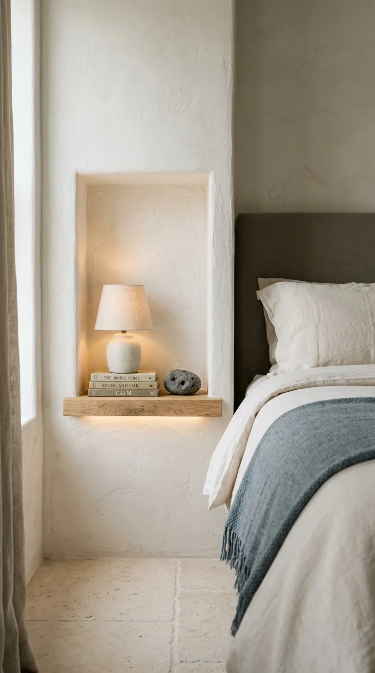 small luxury bedroom decor ideas Create a Built-In Bedside Nook