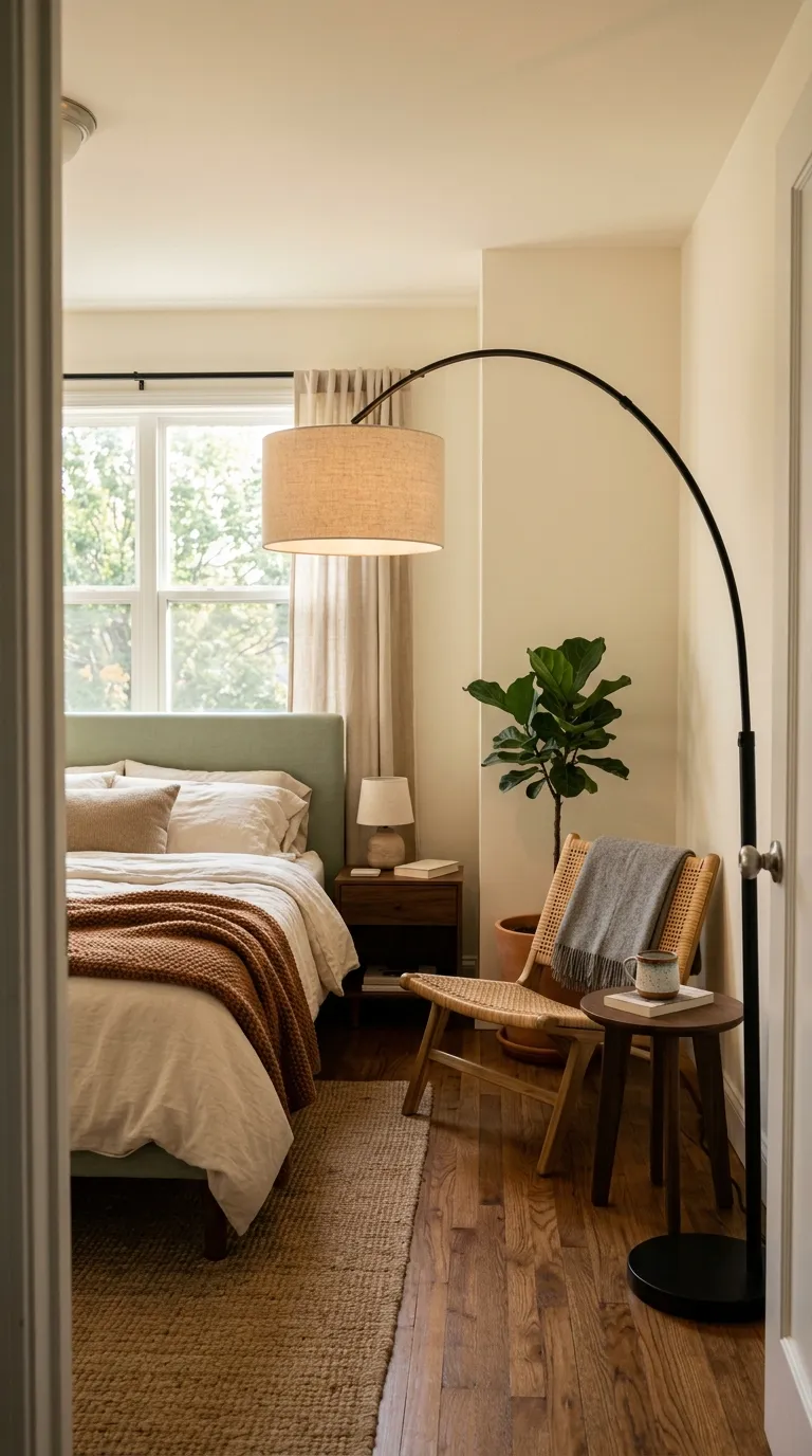 small luxury bedroom decor ideas Style One Oversized Floor Lamp