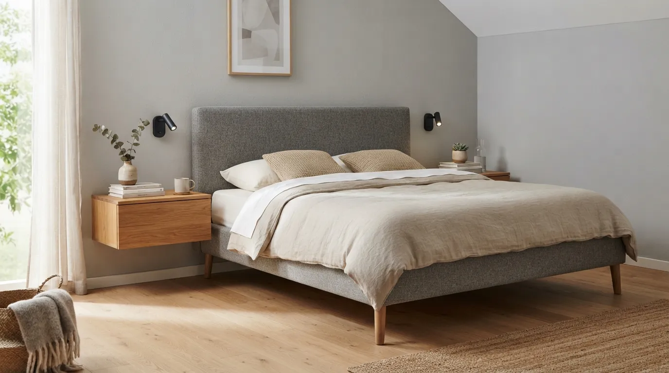 small room setup Floating Nightstands