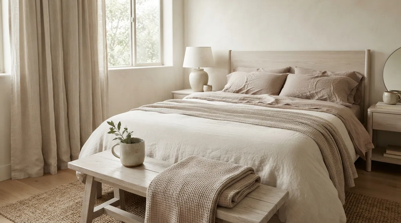 warm neutral color schemes for home Cream and Soft Clay