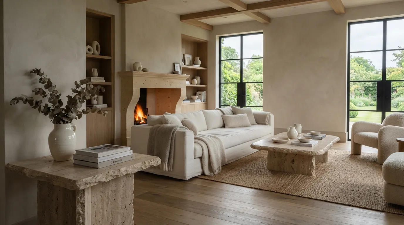 warm neutral color schemes for home Linen and Warm Stone