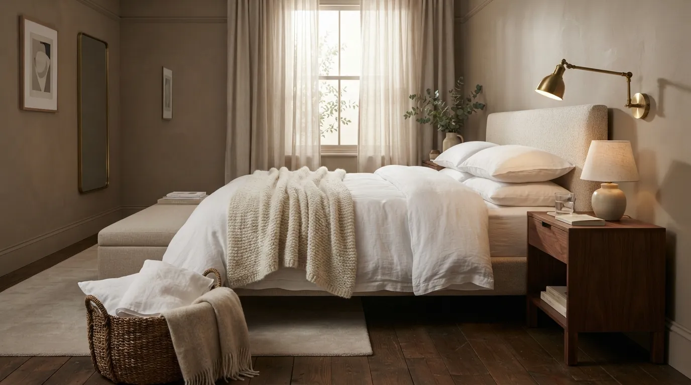 warm neutral color schemes for home Taupe and Soft White