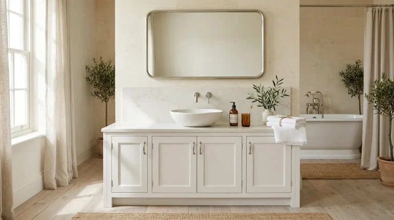 white bathroom vanity ideas