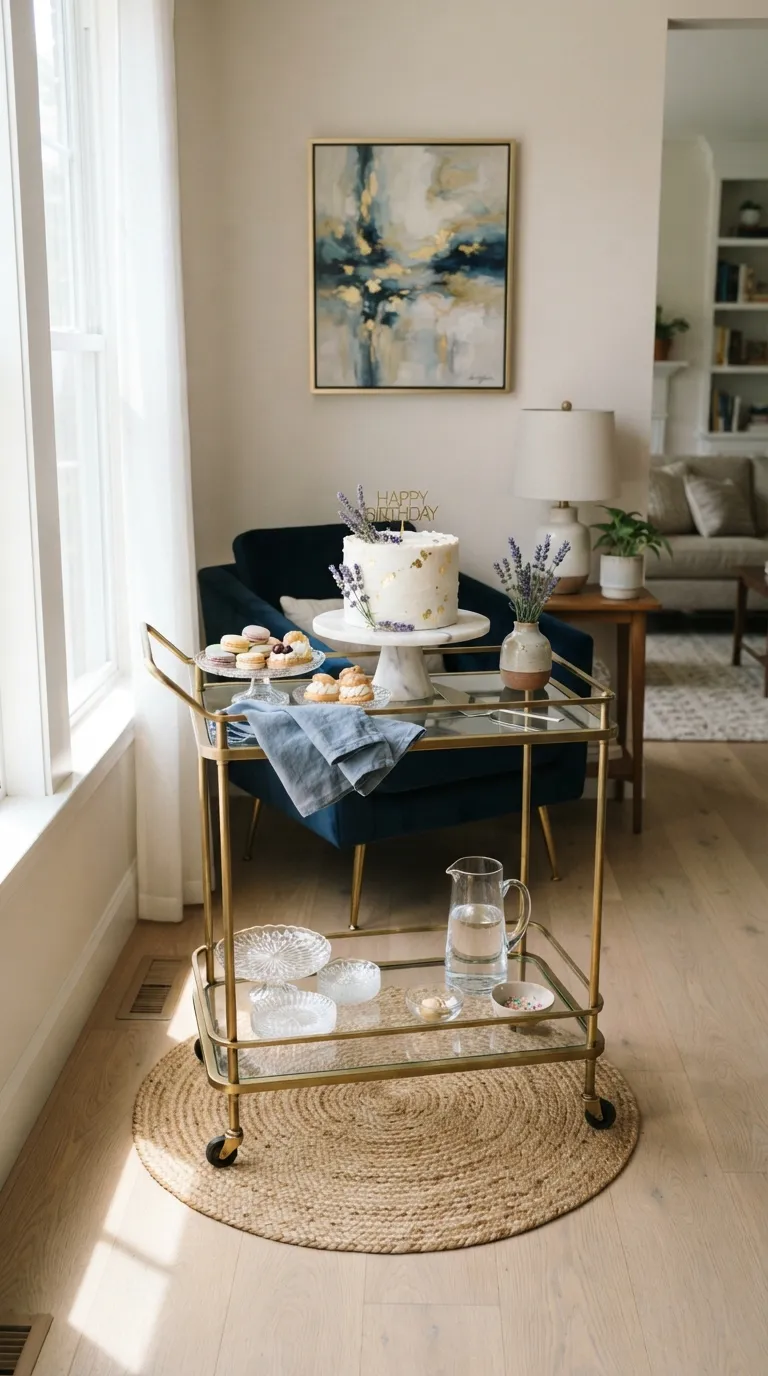 aesthetic birthday decoration ideas Dessert Cart Styling