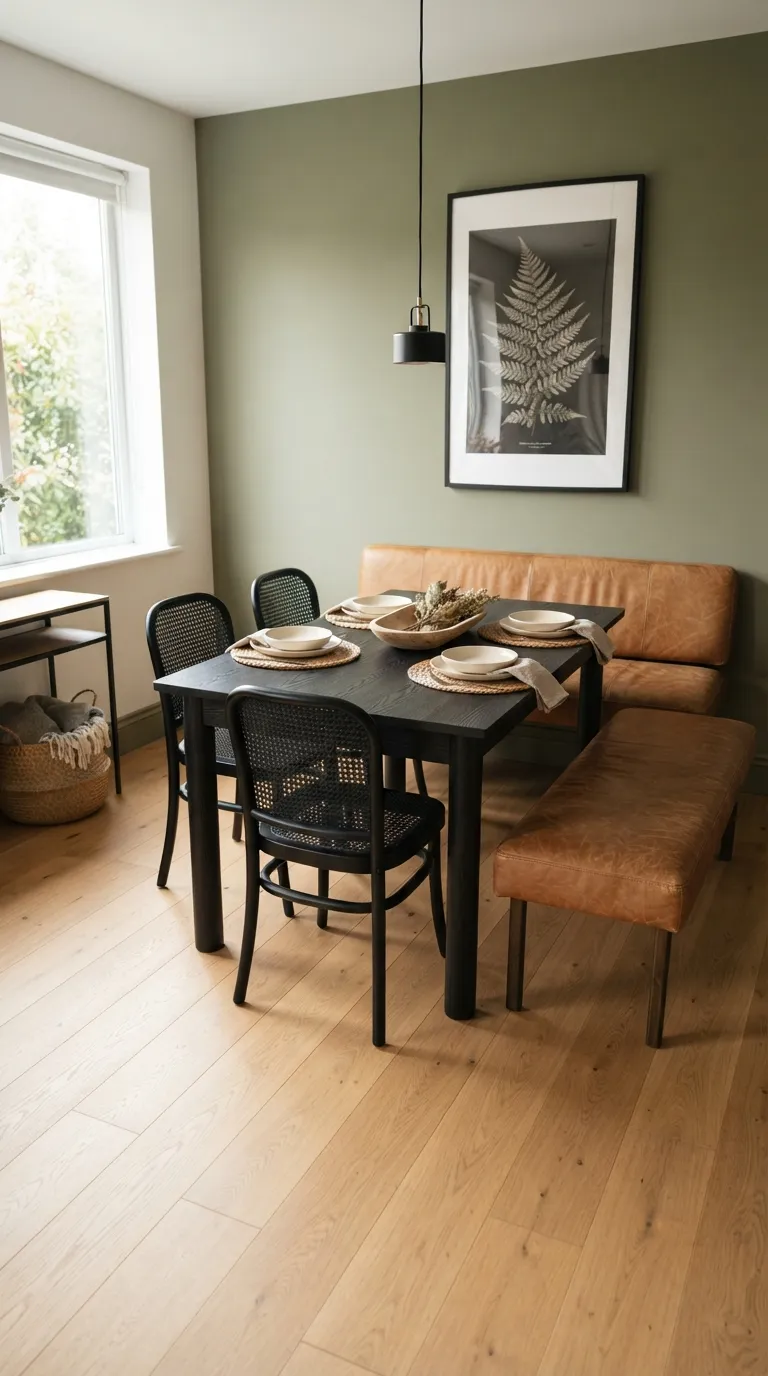 apartment dining room decor Bench Seating