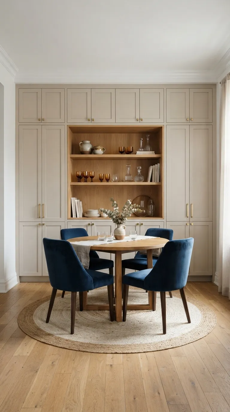 apartment dining room decor Built-In Storage