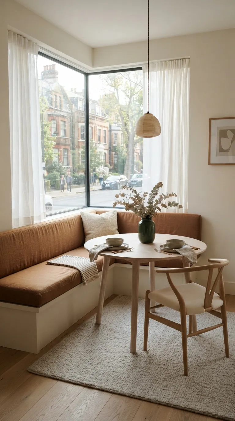 apartment dining room decor Cozy Window Nook