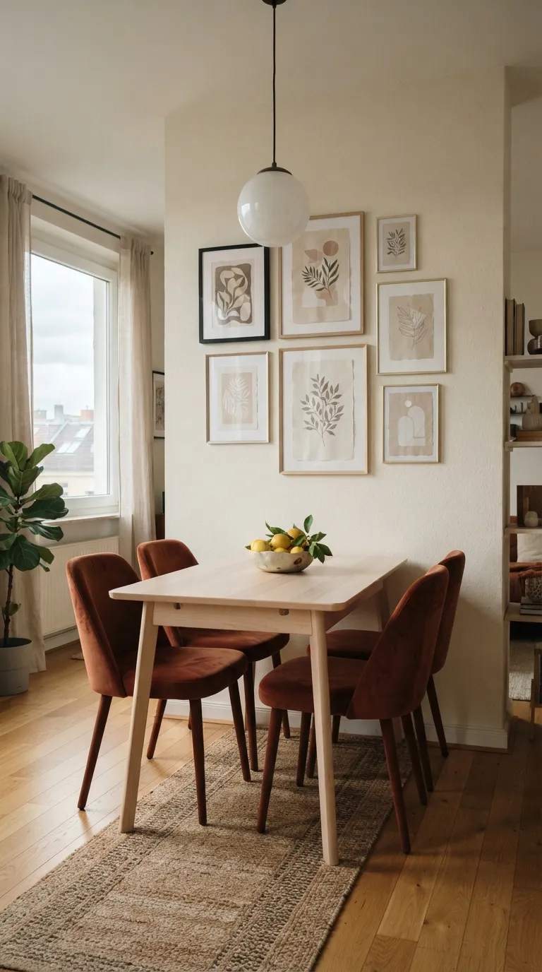 apartment dining room decor Gallery Wall