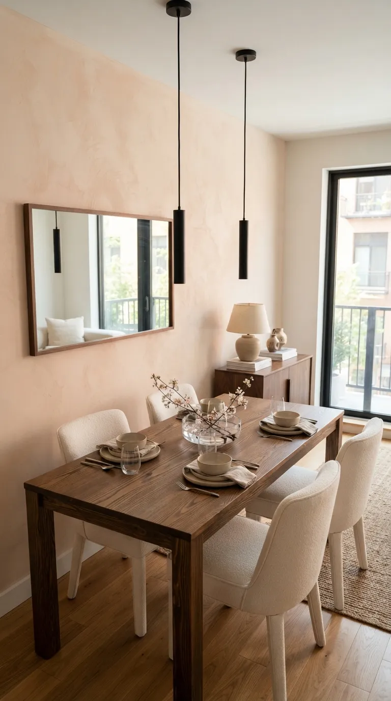 apartment dining room decor Pendant Pairing