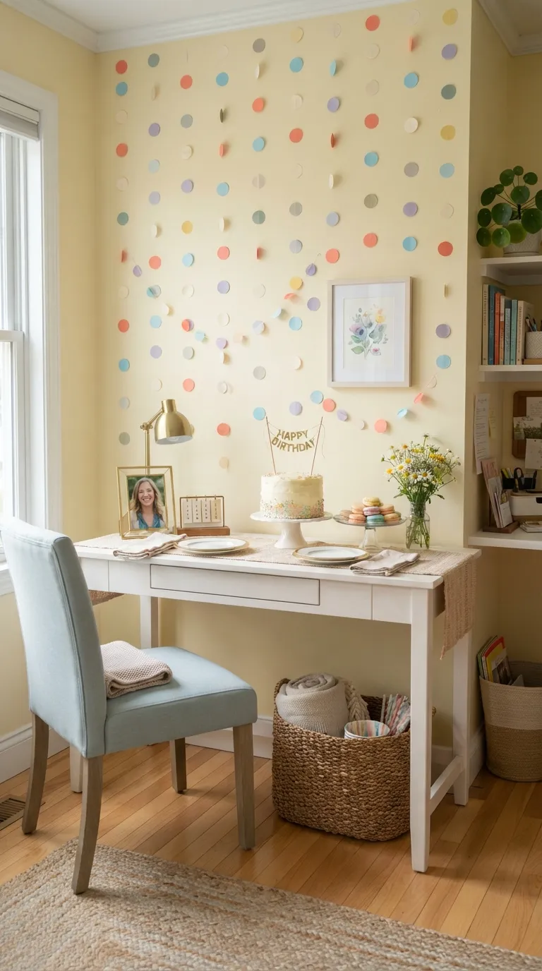 Background Birthday Party Confetti Wall