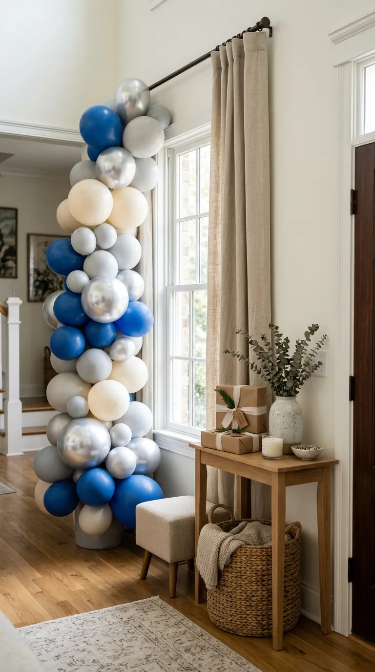 Balloon Simple Decorations Balloons Beside a Gift Table