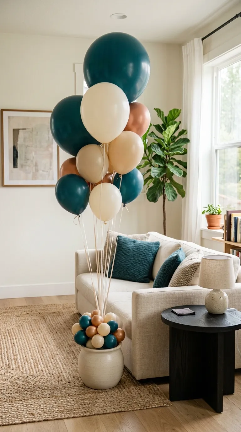 Balloon Simple Decorations Floor Balloon Bouquet