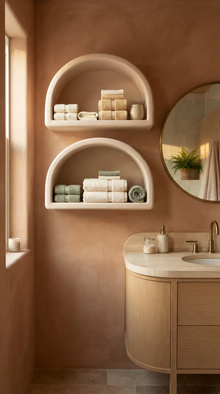 bathroom towel decorating ideas for a luxury look Use Matching Towels Across Multiple Towel Bars