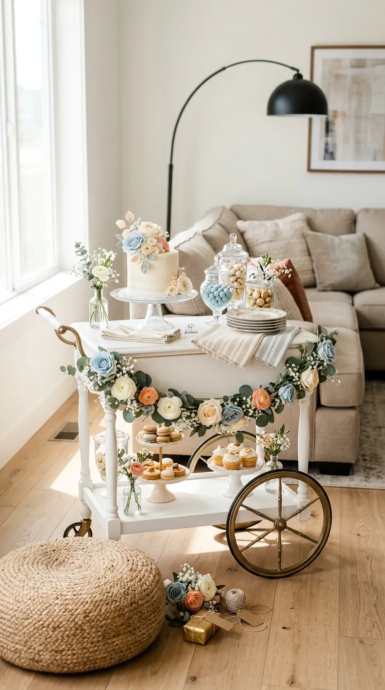 birthday decorations at home Dessert Cart Display