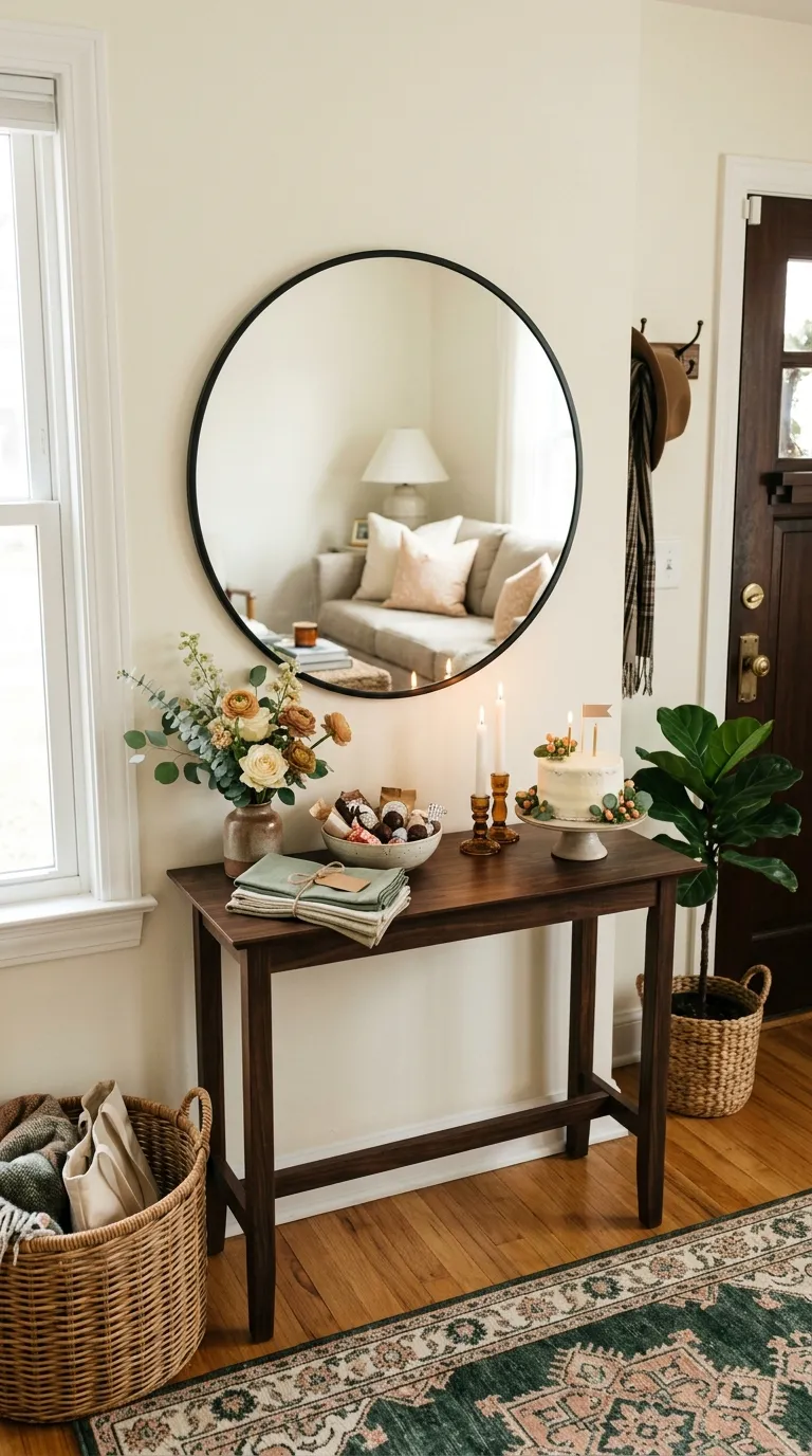 birthday decorations at home Entryway Welcome Table