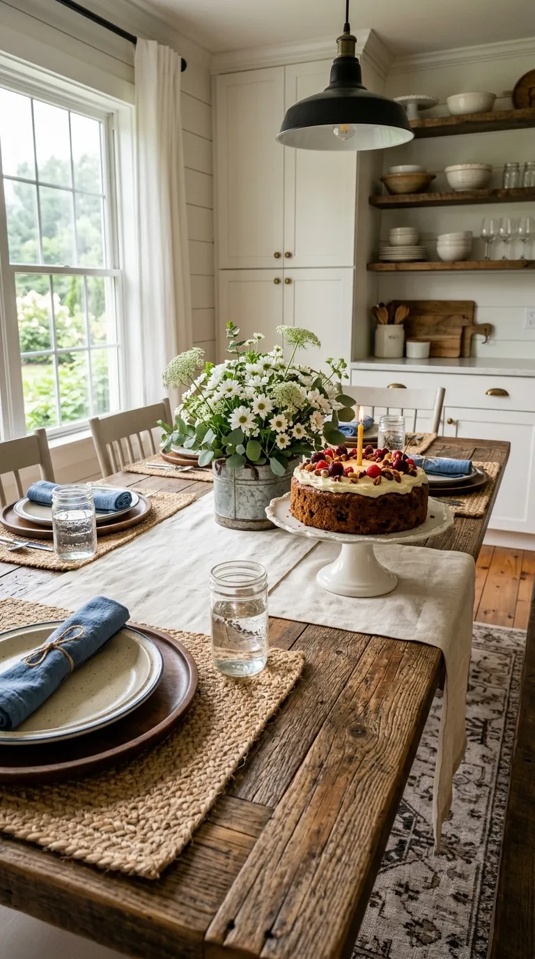 birthday decorations at home Farmhouse Birthday Table