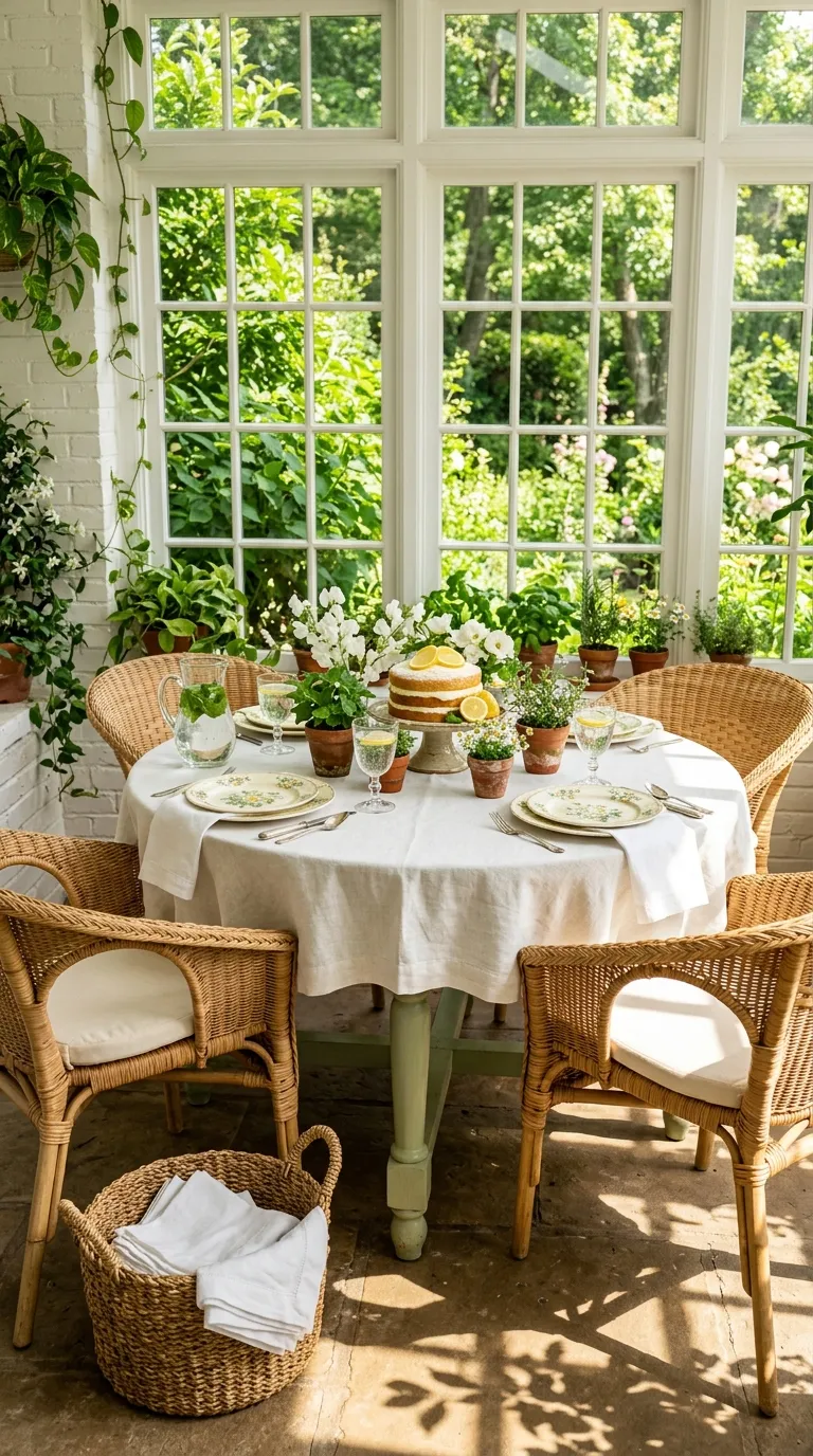 birthday decorations at home Garden-Inspired Table