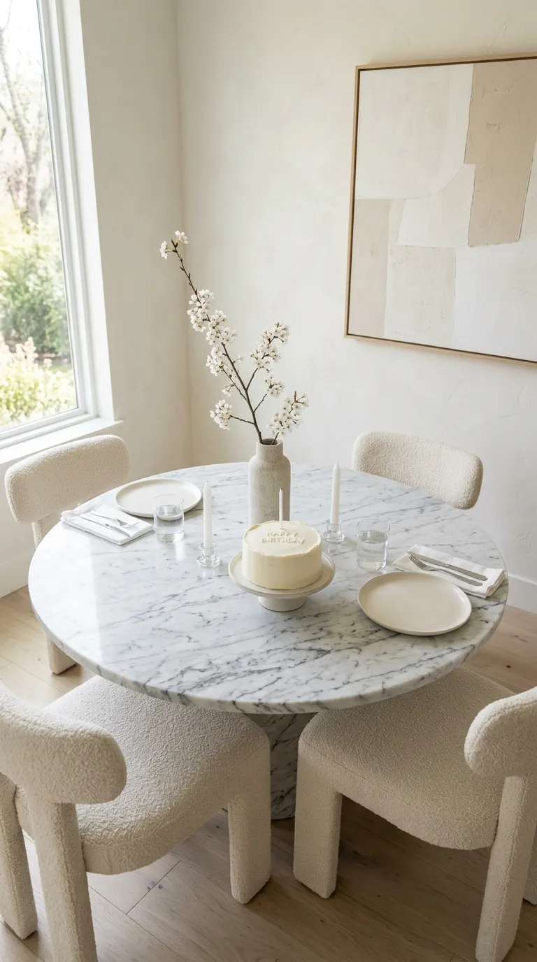 birthday decorations at home Minimalist White Decor