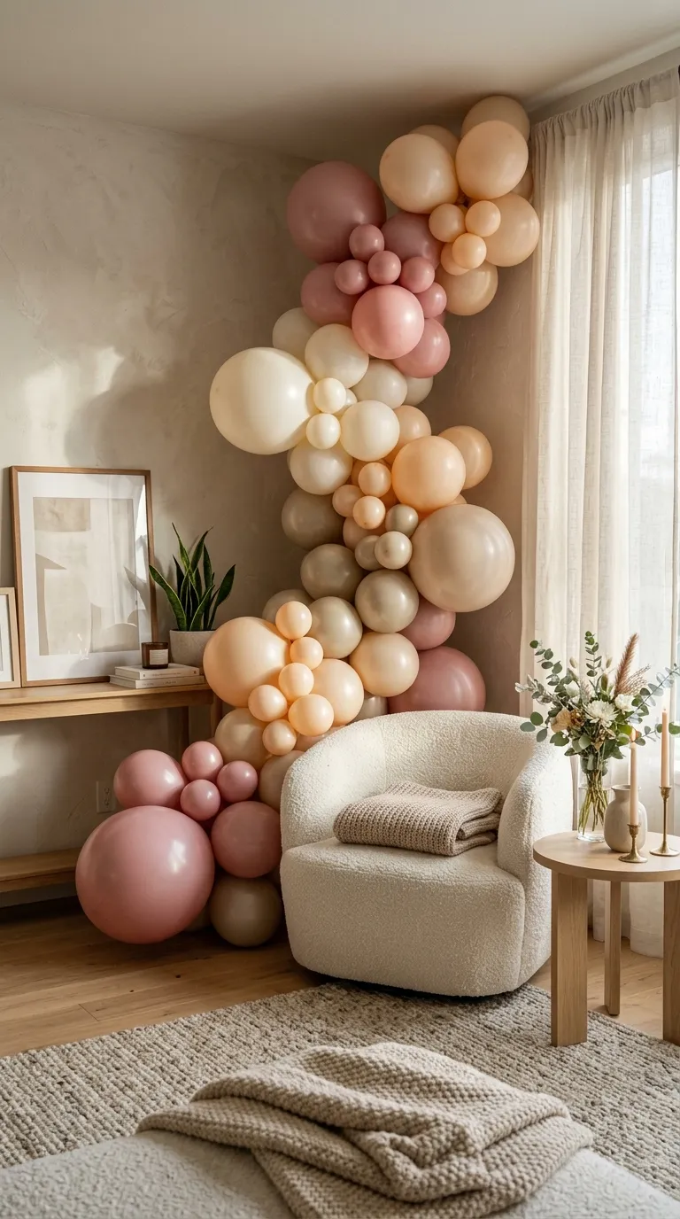 birthday decorations at home Soft Balloon Corner